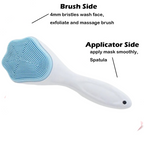 Silicone Face Scrubber Gentle Exfoliation & Cleansing | AuriGlam - Front View