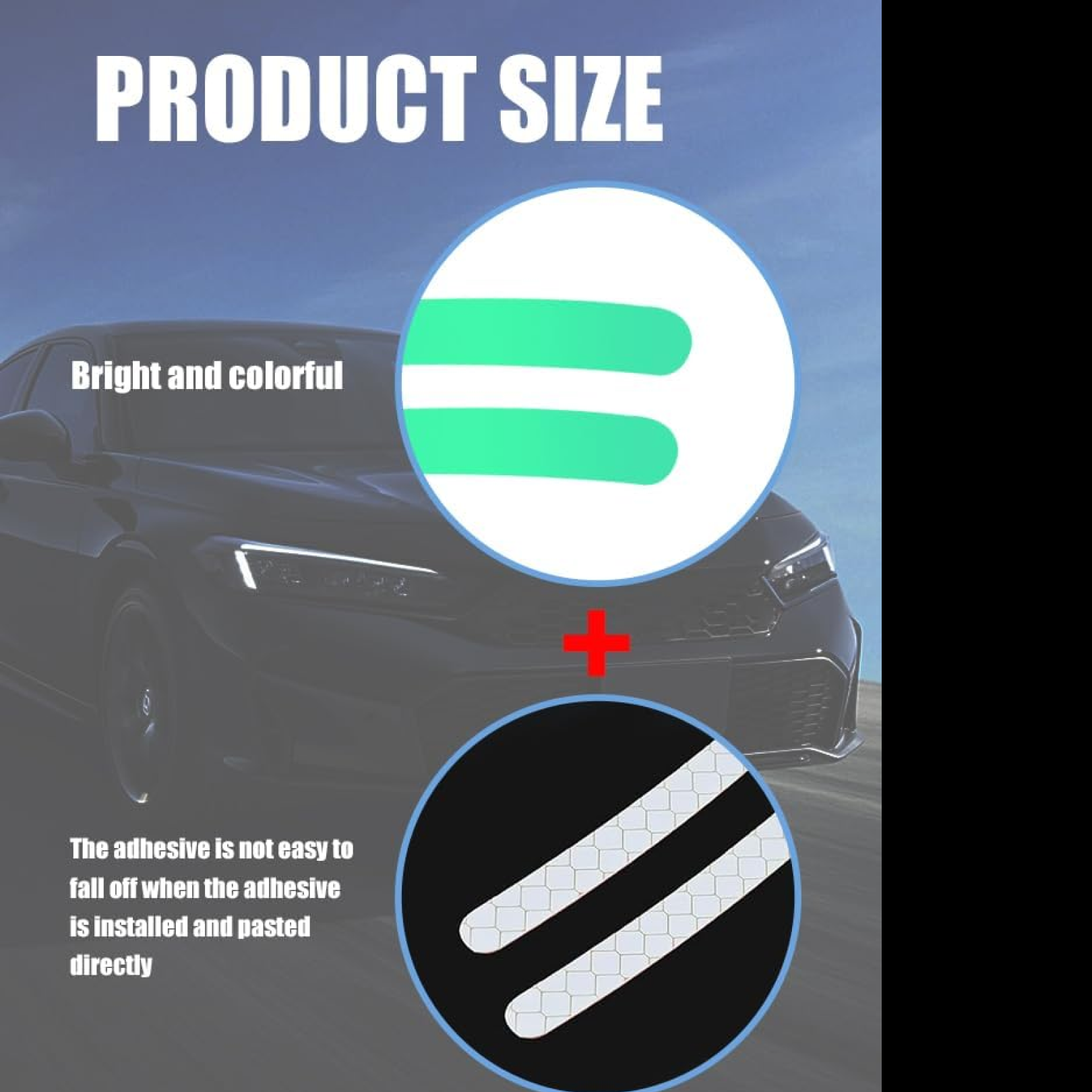 ALVENZA Reflective Car Wheel Stickers – Multicolored 20 Pcs for Night Safety | Velvet Wheels