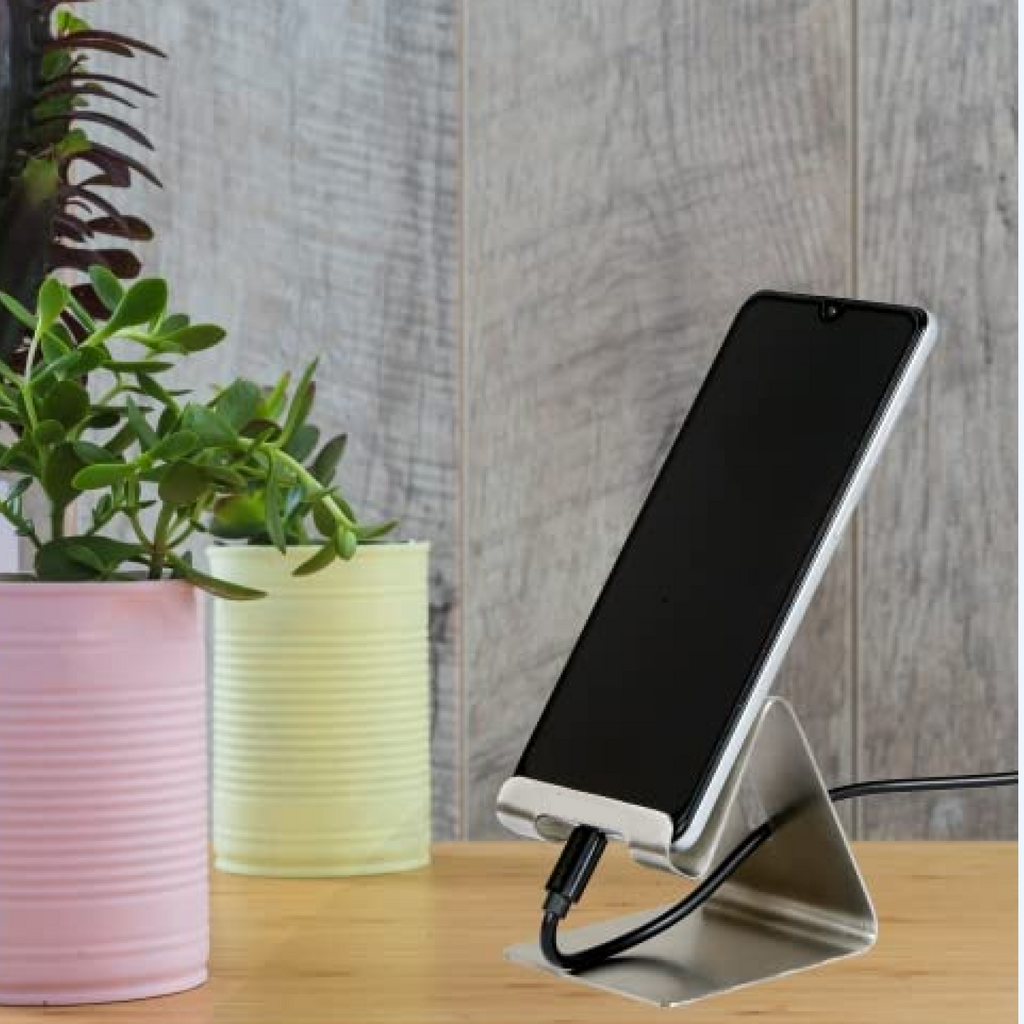 ALVENZA Mobile & Tablet Stand Holder – Universal Stainless Steel | DeoDap