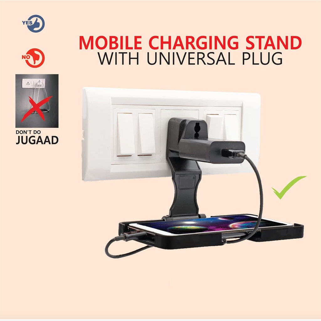 ALVENZA Mobile Charging Wall Holder – Foldable, Secure Stand | PHOBIA
