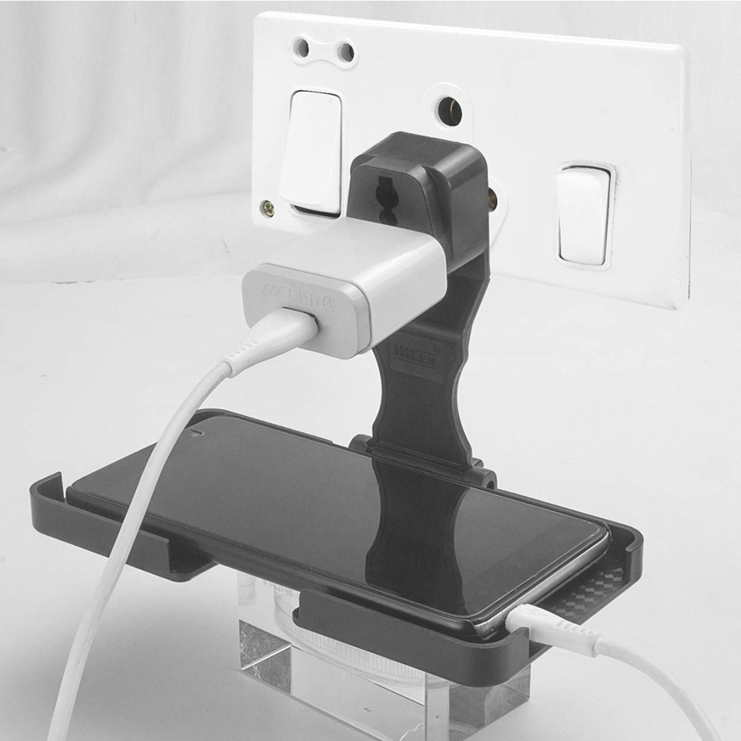 ALVENZA Mobile Charging Wall Holder – Foldable, Secure Stand | PHOBIA
