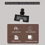 ALVENZA Mobile Charging Wall Holder – Foldable, Secure Stand | PHOBIA