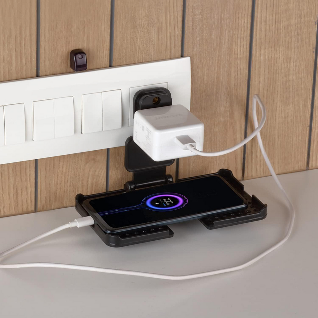 ALVENZA Mobile Charging Wall Holder – Foldable, Secure Stand | PHOBIA