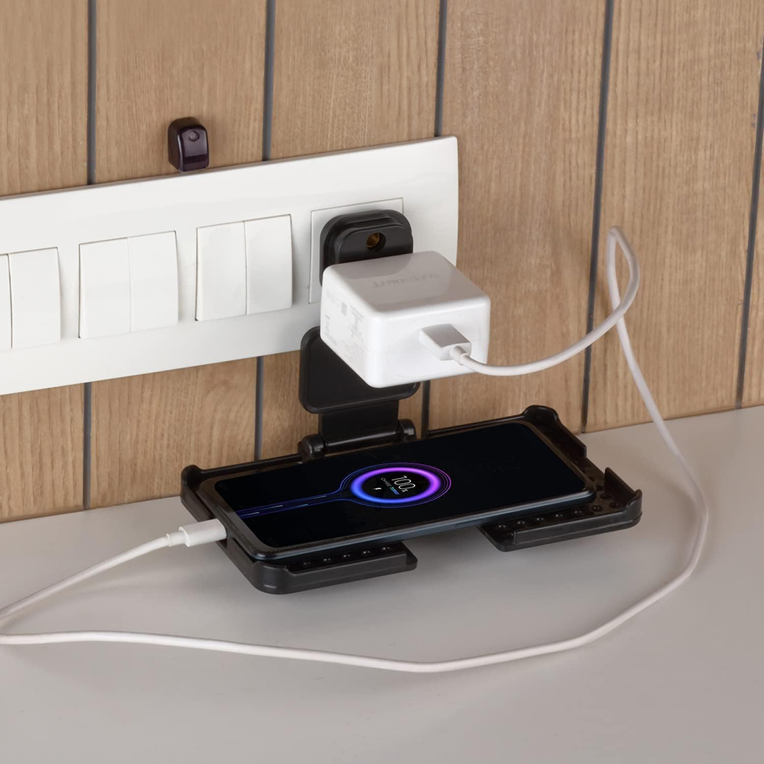 ALVENZA Mobile Charging Wall Holder – Foldable, Secure Stand | PHOBIA