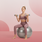 75CM Stability Gym Ball – Heavy Duty Non-Slip Fitness Ball