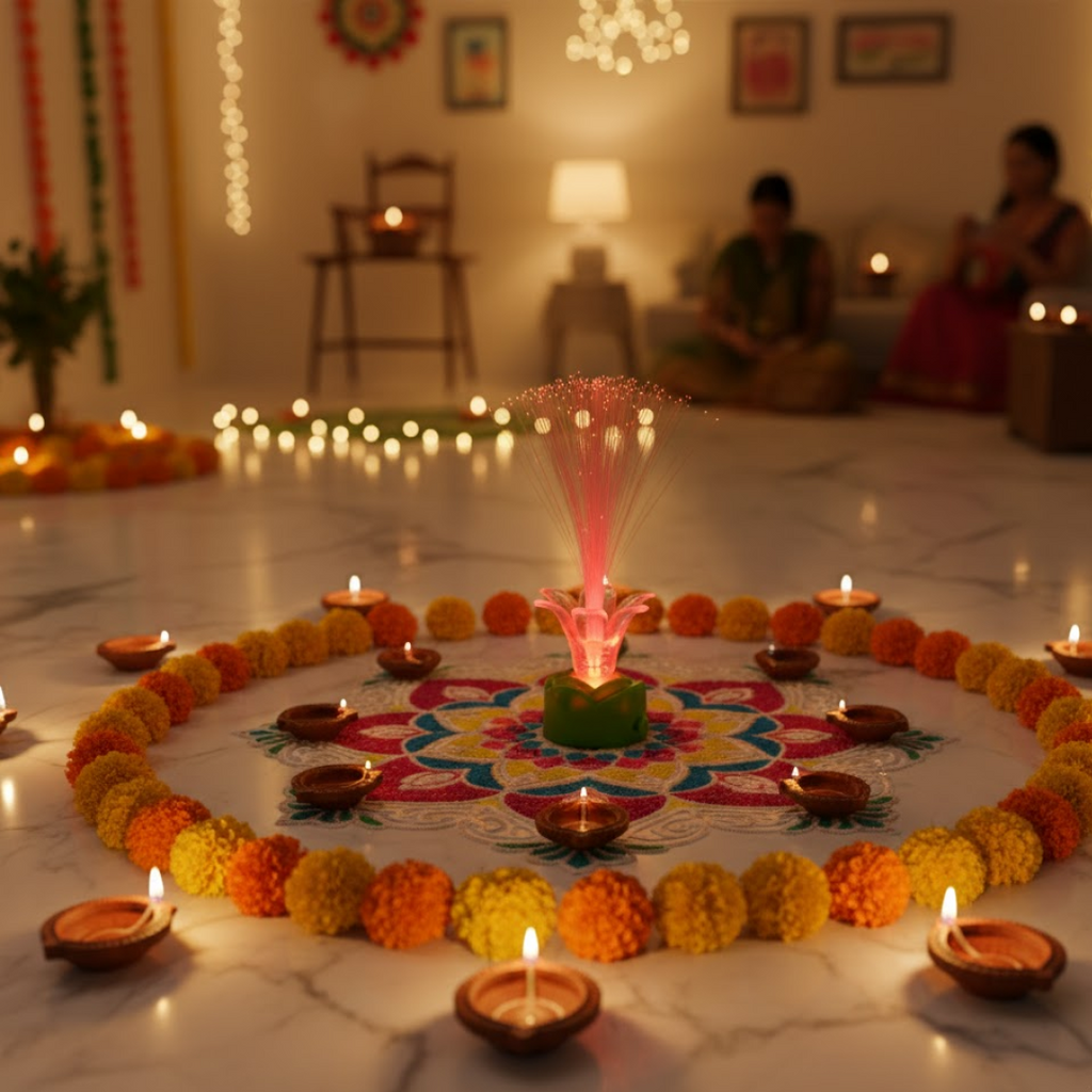 LED Candlelight Vibrant Multicolor Decorative Light - Detail View 5