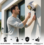 ALVENZA Solar Security Camera Light – Dummy Motion Sensor for Outdoor Safety | AutoSafeo