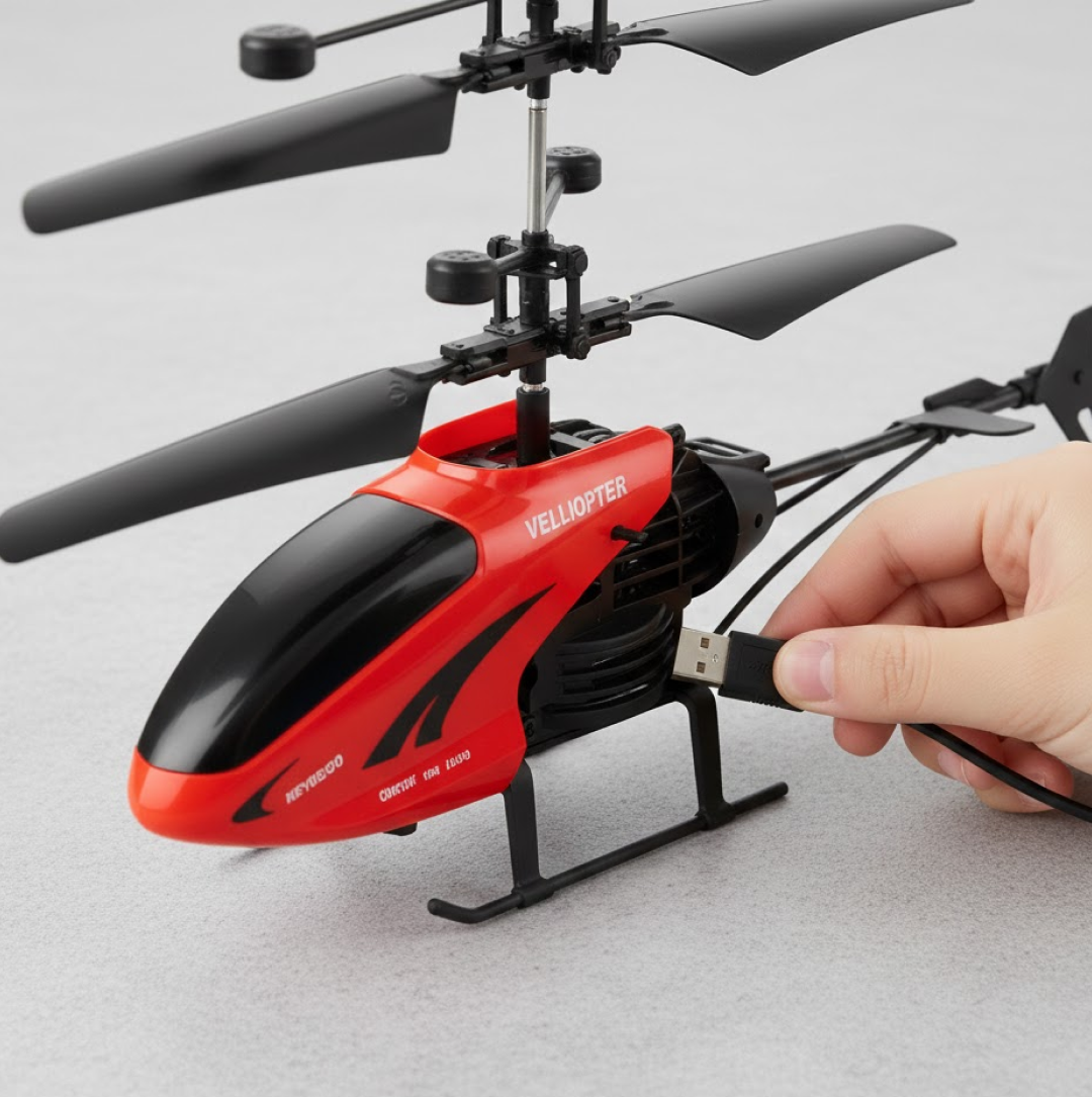 ALVENZA Remote Control Helicopter for Kids – USB Chargeable Toy | Spark Tots