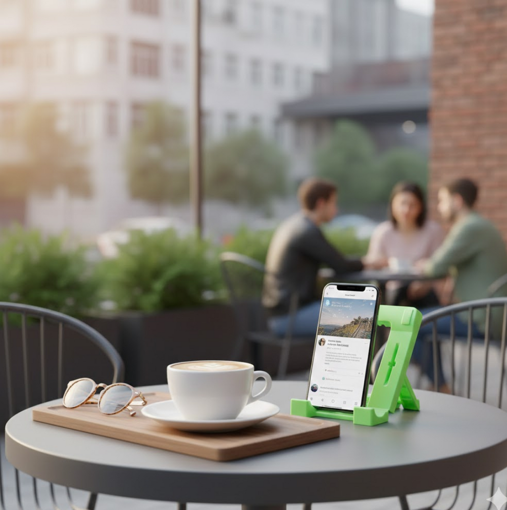 ALVENZA Foldable Mobile Stand – Adjustable Phone & Tablet Holder | Gambit