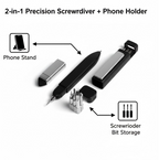 ALVENZA Multi-Function Pen – 4-in-1 Phone Holder & Screwdriver Set | Velvet Wipe