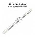 ALVENZA Microfiber Duster – 100-Inch Extendable Handle | Velvet Wipe