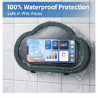 ALVENZA Waterproof Phone Holder – Wall Mount for Shower & Kitchen | Phonixio