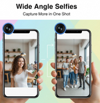 ALVENZA Wide-Angle Selfie Lens – Universal Clip for Stunning Mobile Photos