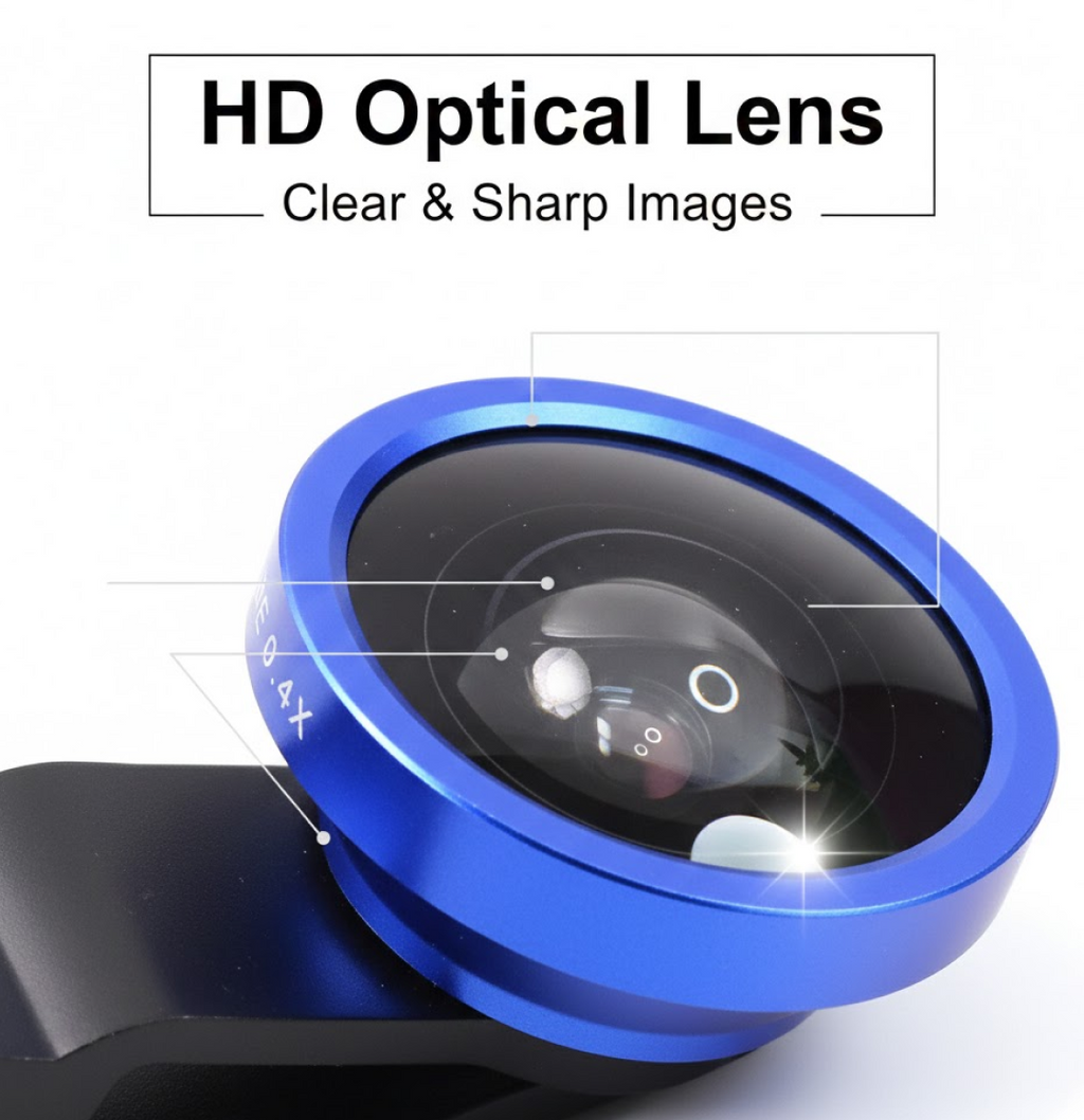 ALVENZA Wide-Angle Selfie Lens – Universal Clip for Stunning Mobile Photos