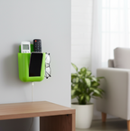 ALVENZA Wall Holder – 2-Section Mobile, Remote & Brush Organizer | GlimmerHome