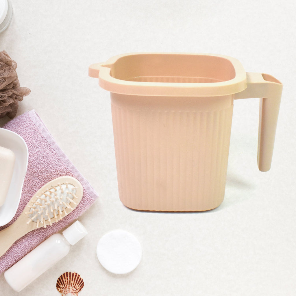 Plastic Bath Mug 1000ML Durable & BPA-Free | Bathora - Front View