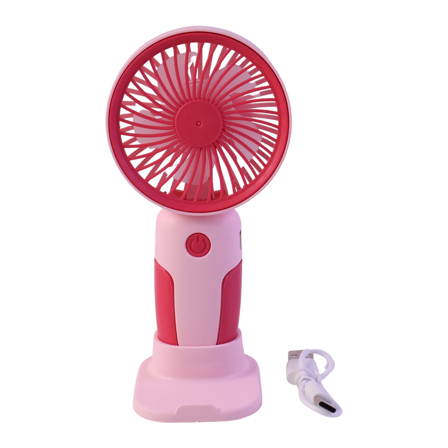Mini Handheld Rechargeable USB Fan Portable & Detachable Stand - Detail View 5