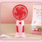 Mini Handheld Rechargeable USB Fan Portable & Detachable Stand - Detail View 8
