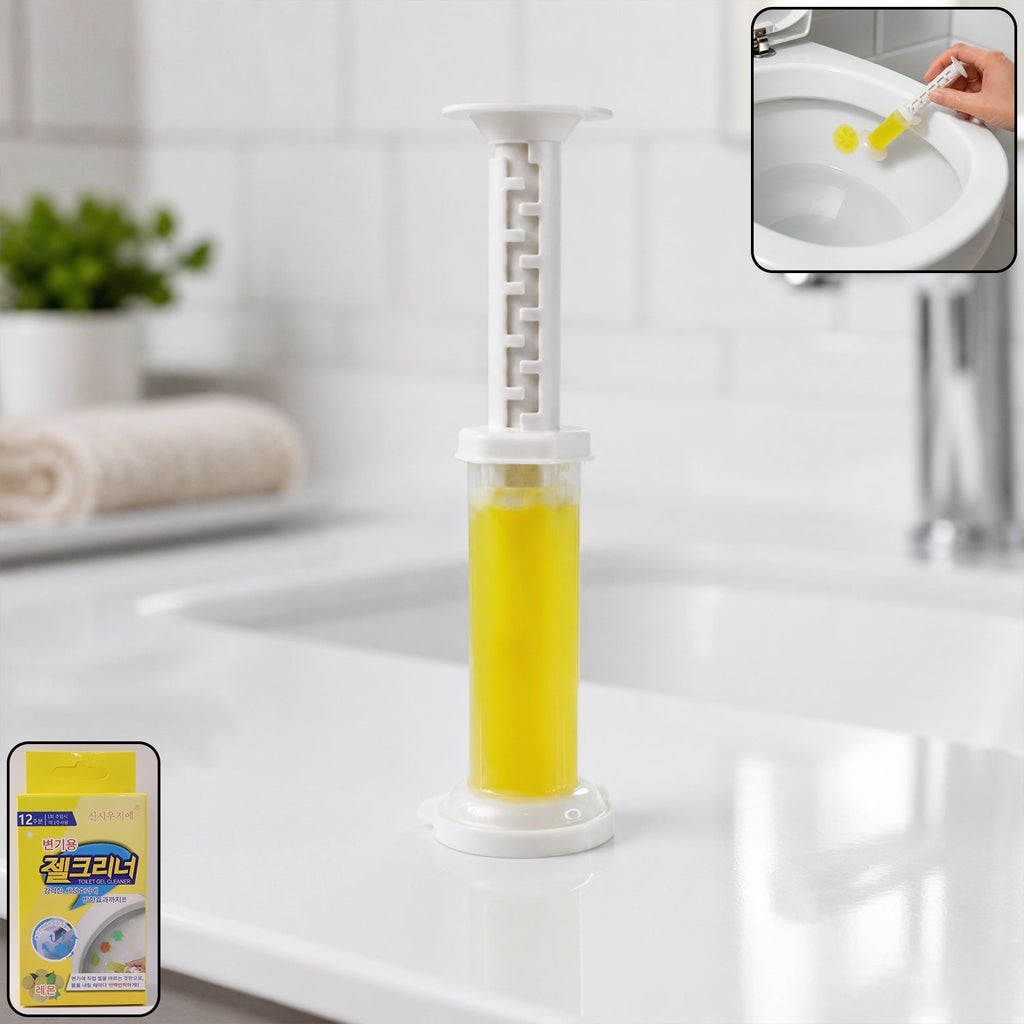 Flower-Shaped Toilet Gel Cleaner with Box Effective stain removal