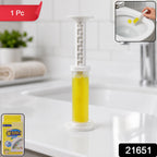Flower-Shaped Toilet Gel Cleaner with Box Effective stain removal - Side View