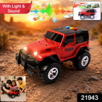 ALVENZA Kids Hunter Off-Road Toy Jeep – Light & Sound for Adventures
