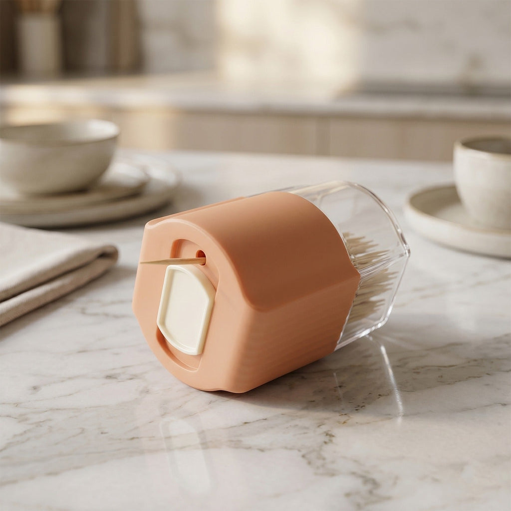 Toothpick Dispenser Hygienic One-at-a-Time Pop-Up Design - Detail View 7