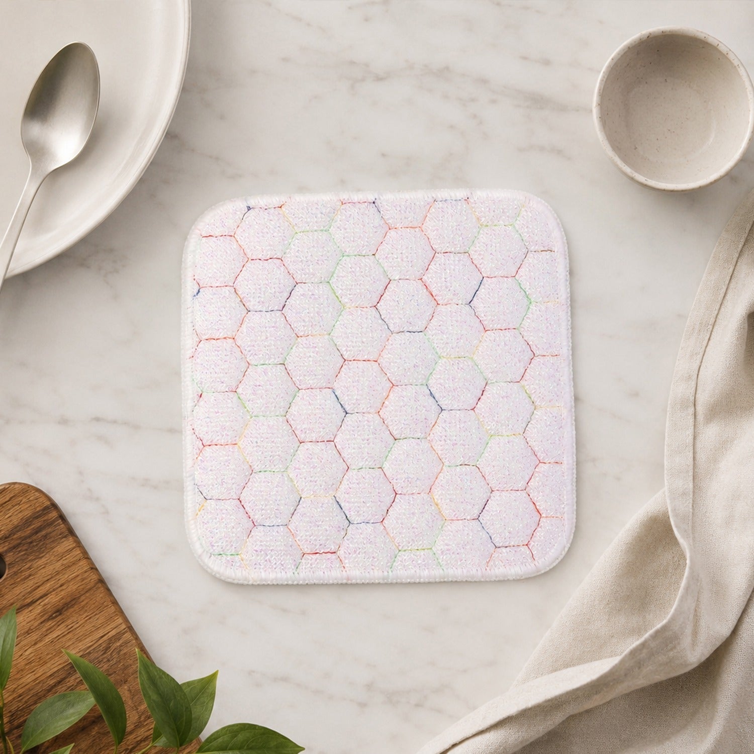 Dish Washing Scrub Pad Tough, Durable & Multipurpose Kitchen Cleaning - Detail View 8