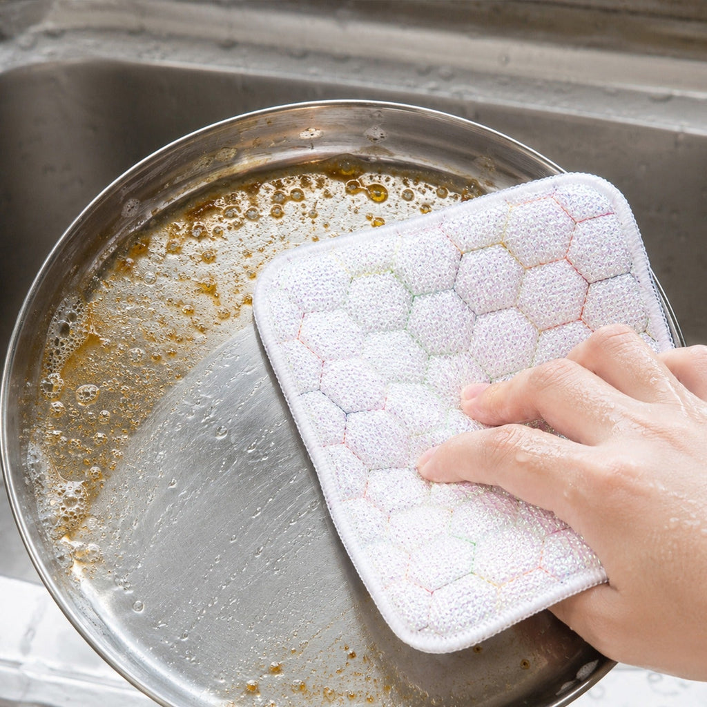 Dish Washing Scrub Pad Tough, Durable & Multipurpose Kitchen Cleaning - Front View