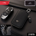 ALVENZA Car Key Case – Durable PU Leather with Zipper & Clip