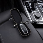 ALVENZA Car Key Case – Durable PU Leather with Zipper & Clip
