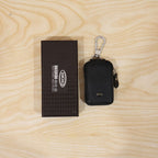 ALVENZA Car Key Case – Durable PU Leather with Zipper & Clip