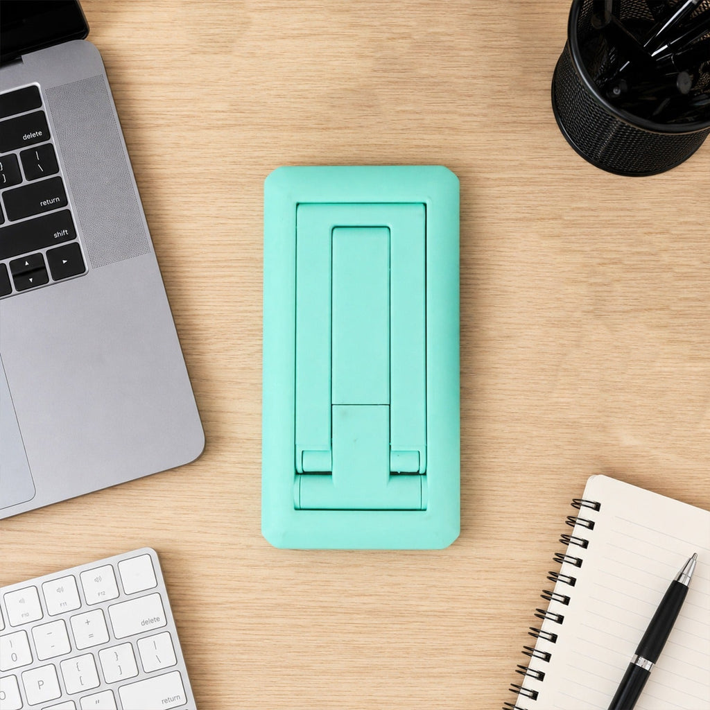 ALVENZA Foldable Mobile Phone Stand – Adjustable & Portable Desk Accessory
