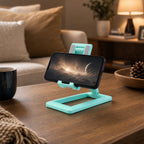 ALVENZA Foldable Mobile Phone Stand – Adjustable & Portable Desk Accessory