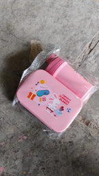 Leak-Proof Lunch Box 2 Compartment Set with Bottle & Fork | Lunchie Bunchie - Detail View 8