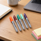Permanent Marker Waterproof, Quick-Dry Multicolor Writing Pen - Detail View 7