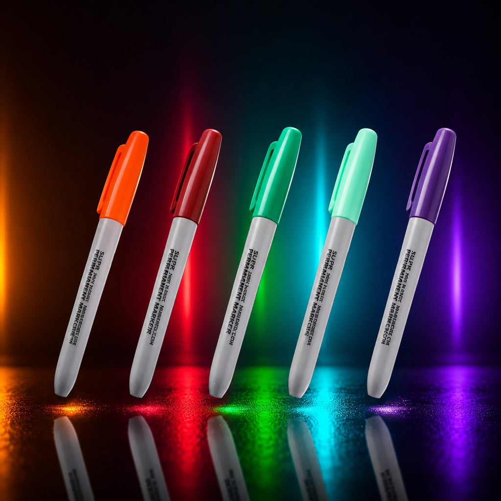 Permanent Marker Waterproof, Quick-Dry Multicolor Writing Pen - Detail View 6
