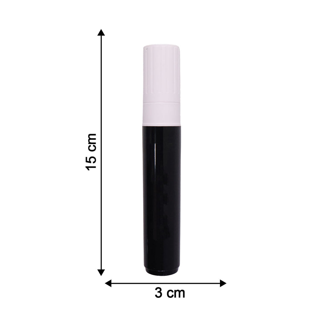Black Chalk Marker Pen Liquid Erasable for Chalkboard & Glass - Detail View 6