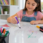 Dry Erase Marker Vibrant Colors for Whiteboards & Glass Surfaces - Detail View 6