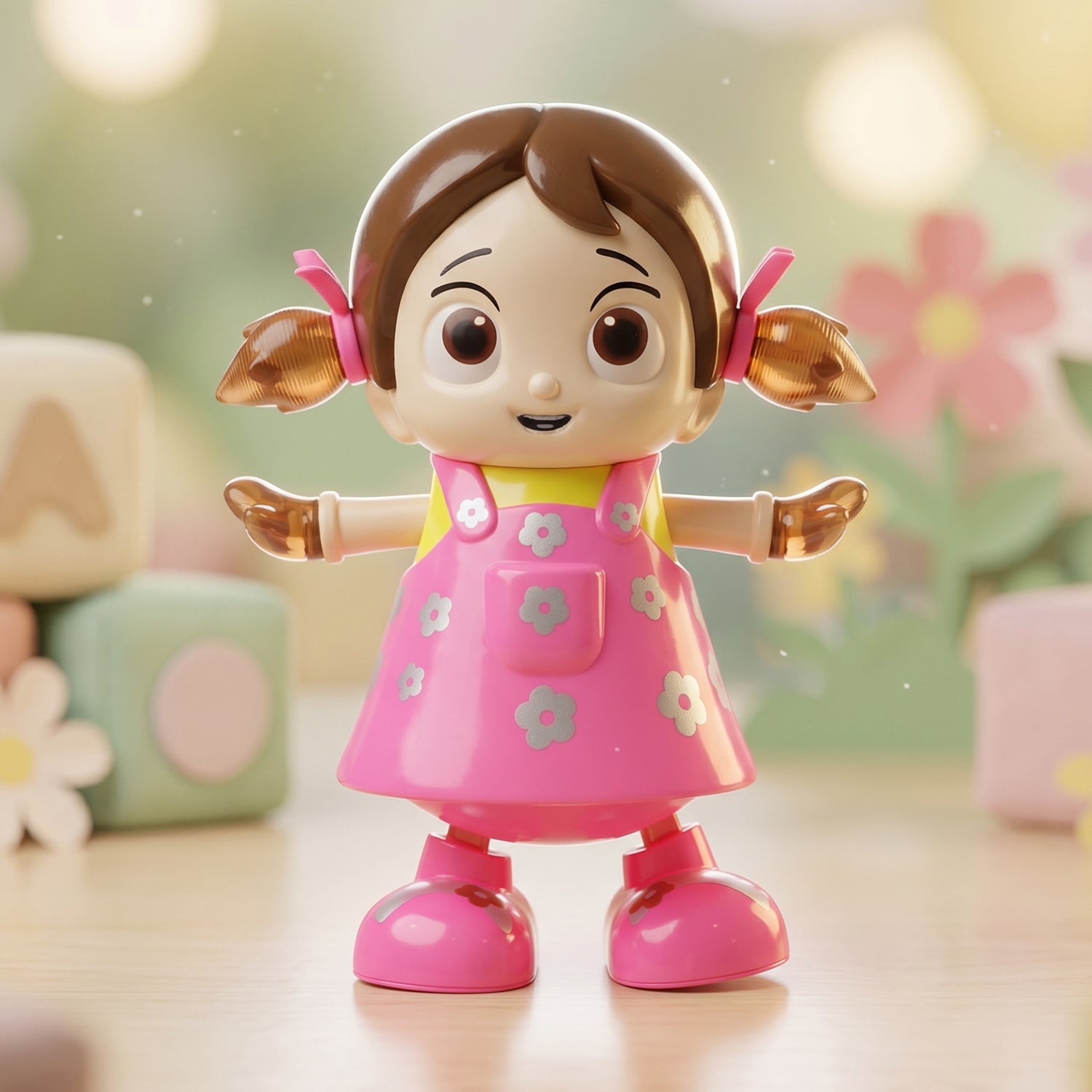 ALVENZA Dancing Girl Musical Light Toy – Kids' Entertaining Rotation and Music