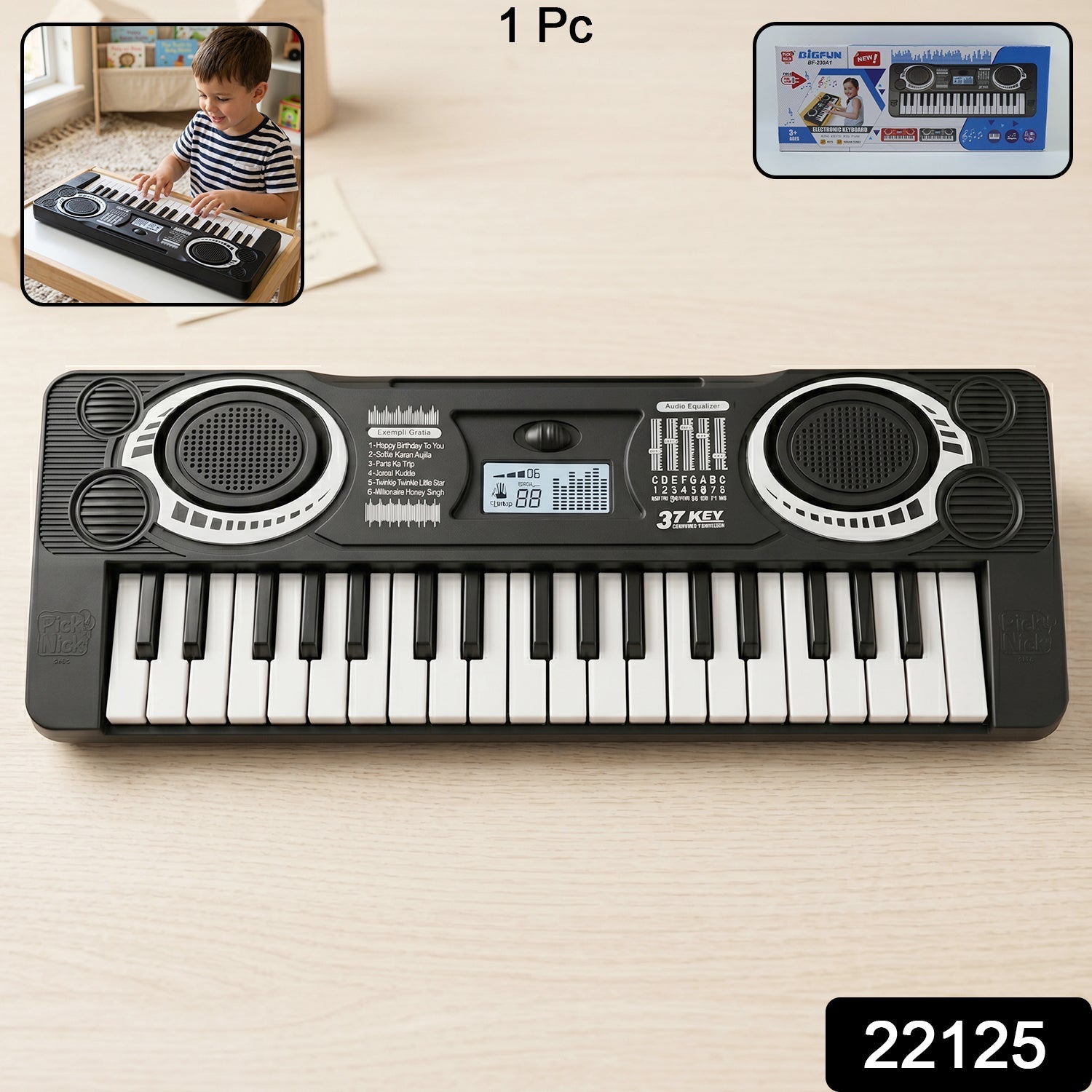 ALVENZA Electronic Musical Keyboard Toy – Multiple Sounds & Rhythms for Kids