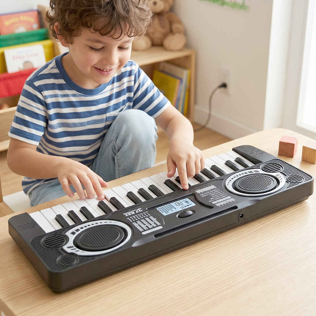 ALVENZA Electronic Musical Keyboard Toy – Multiple Sounds & Rhythms for Kids