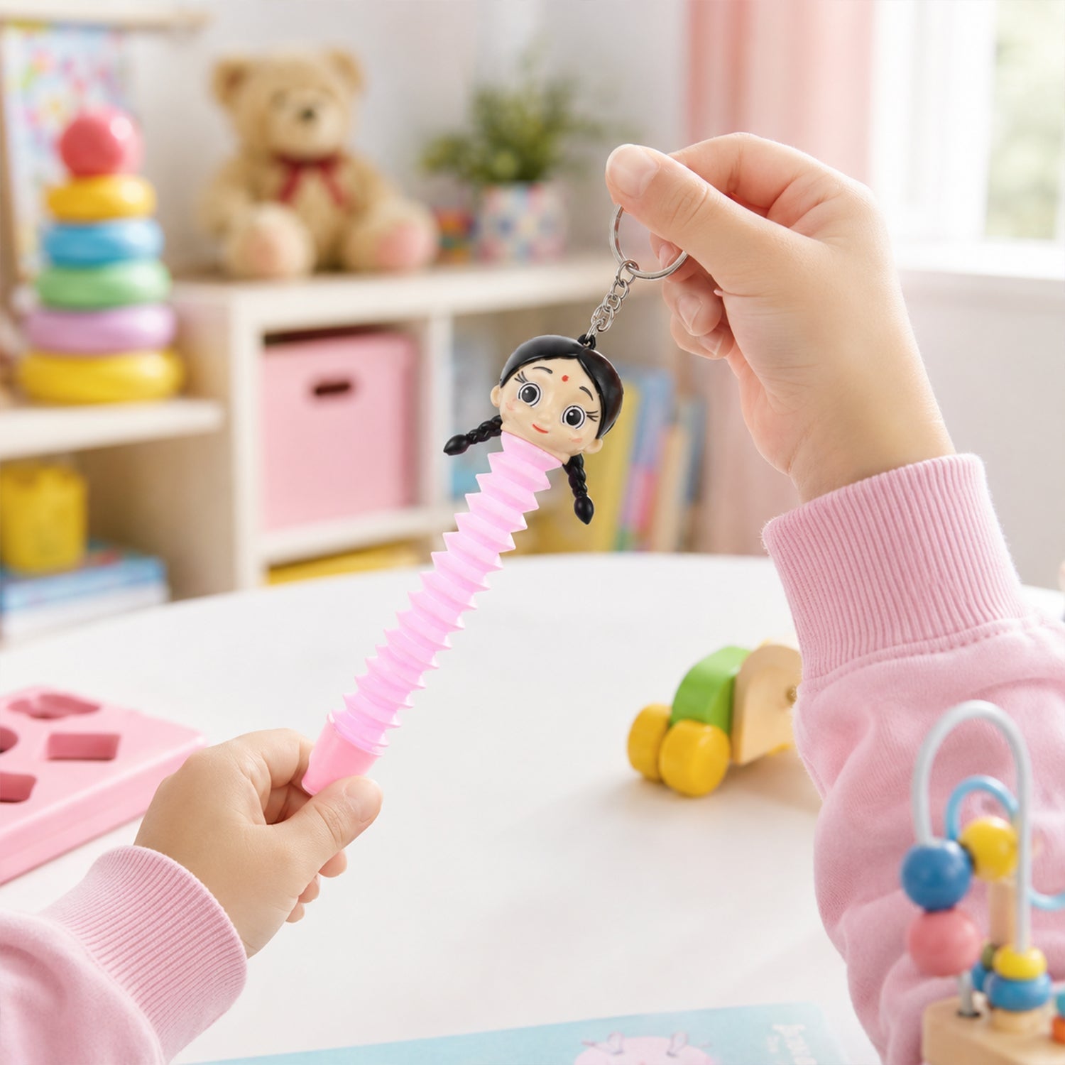 Pop Tube Sensory Fidget Toy Stretch, Twist & Pop for Kids - Front View