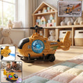 ALVENZA Military Spray Helicopter Toy – Lights, Music & Mist for Kids