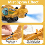 ALVENZA Military Spray Helicopter Toy – Lights, Music & Mist for Kids