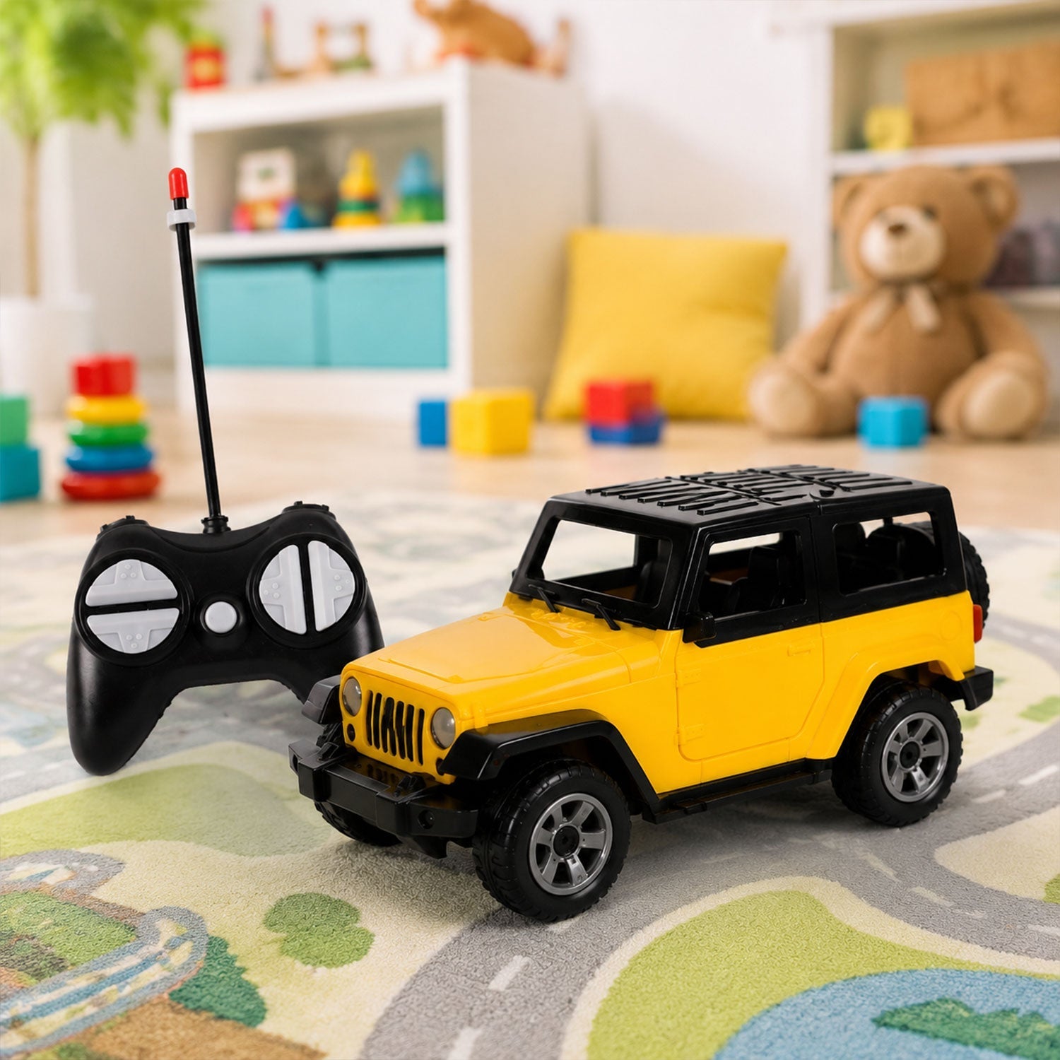 ALVENZA Remote Control 4x4 Off Road Jeep Toy Car – Rugged & Easy to Control