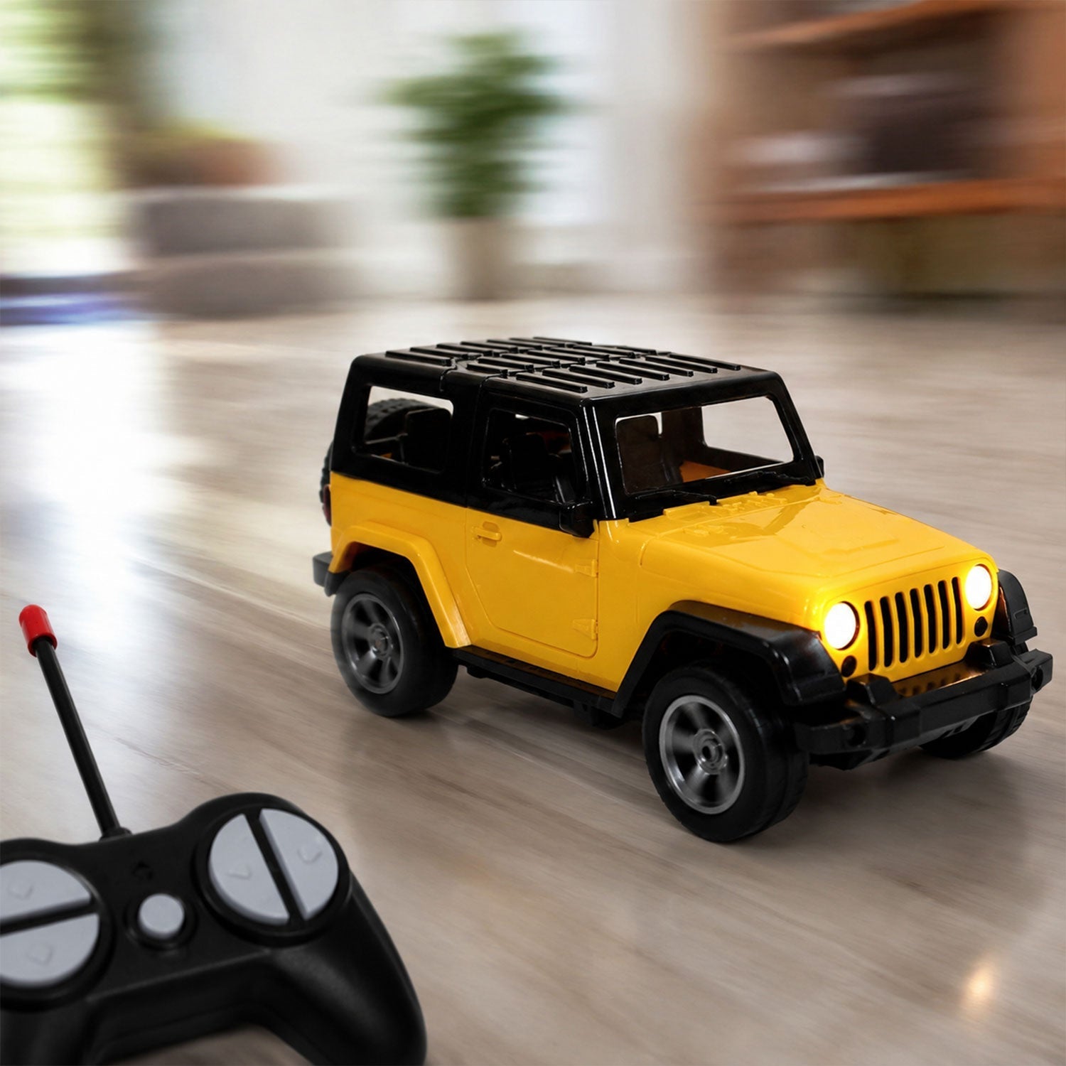 ALVENZA Remote Control 4x4 Off Road Jeep Toy Car – Rugged & Easy to Control