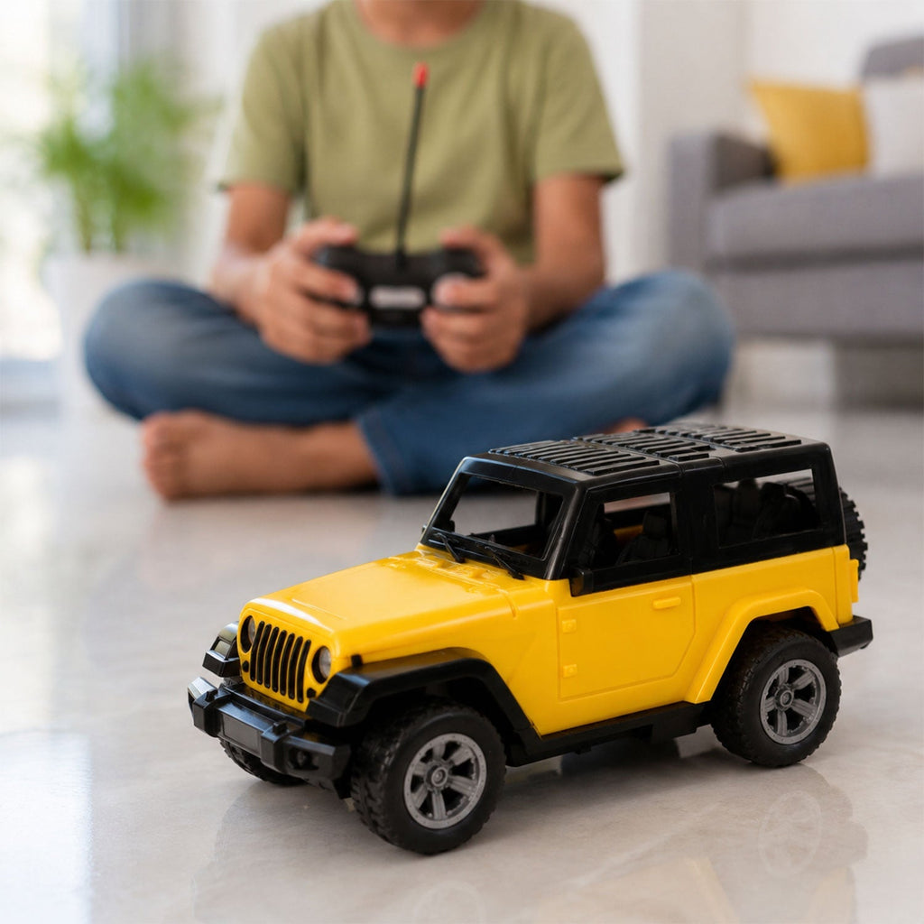 ALVENZA Remote Control 4x4 Off Road Jeep Toy Car – Rugged & Easy to Control