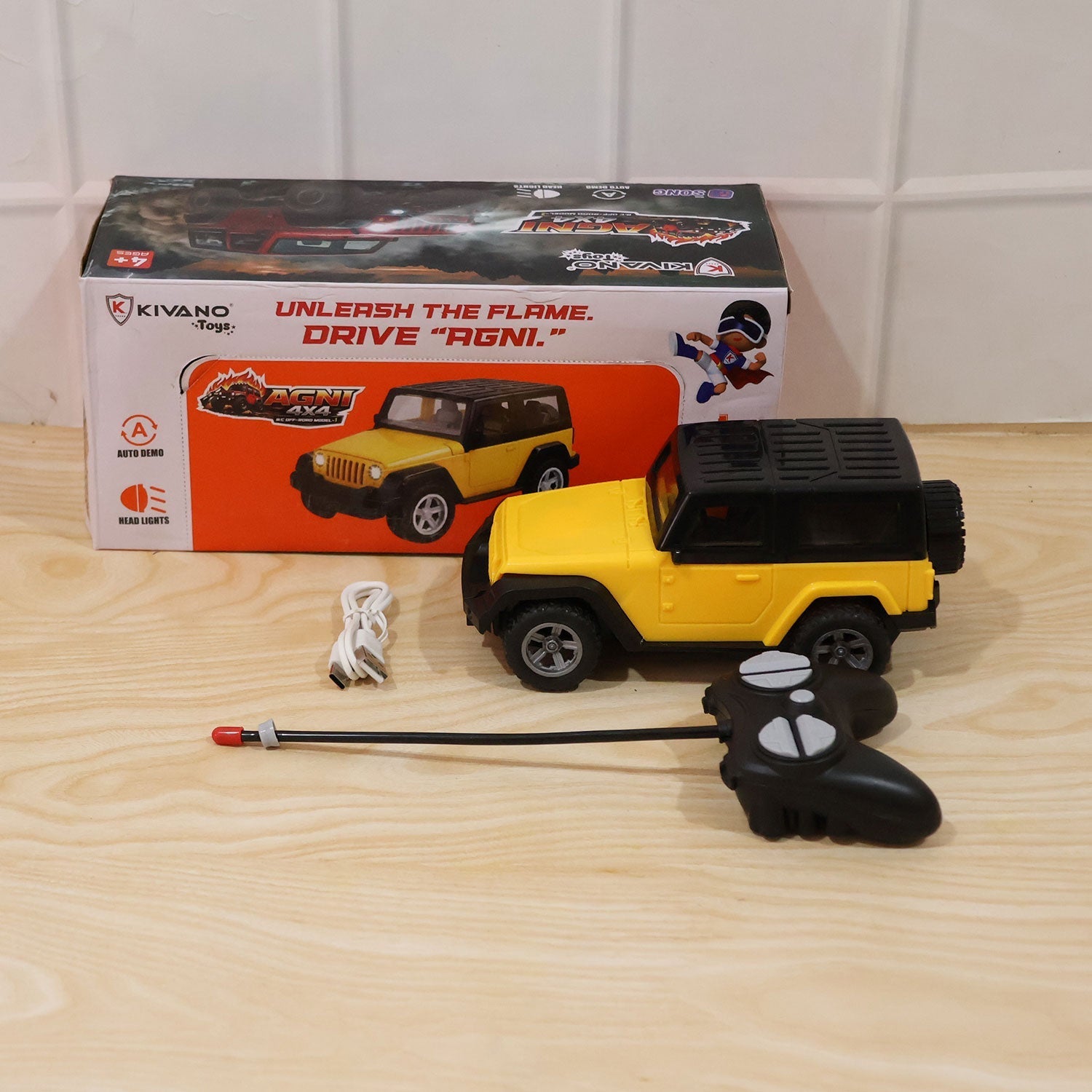 ALVENZA Remote Control 4x4 Off Road Jeep Toy Car – Rugged & Easy to Control