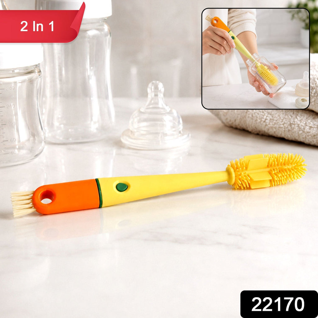 4 in 1 Silicone Bottle Cleaning Brush Hygienic & Reusable