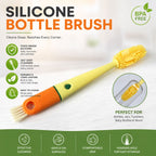 4 in 1 Silicone Bottle Cleaning Brush Hygienic & Reusable - Side View